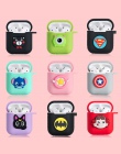 OnePlant Cute Cartoon Stitch Minnie miękkiego silikonu Bluetooth bezprzewodowy etui na słuchawki do Apple AirPods Marvel kotek z