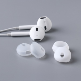 1 para silikonowe antypoślizgowe odporny na wstrząsy Airpods etui na słuchawki okładka komfort zaczep na ucho słuchawki douszne 