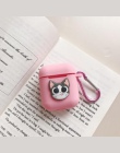 Nowy Cartoon DIY silikonowe etui do Apple Airpods akcesoria do i10 TWS słuchawki Bluetooth pokrywa ochronna torba Anti-lost pase