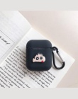 Nowy Cartoon DIY silikonowe etui do Apple Airpods akcesoria do i10 TWS słuchawki Bluetooth pokrywa ochronna torba Anti-lost pase