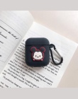 Nowy Cartoon DIY silikonowe etui do Apple Airpods akcesoria do i10 TWS słuchawki Bluetooth pokrywa ochronna torba Anti-lost pase