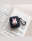 Nowy Cartoon DIY silikonowe etui do Apple Airpods akcesoria do i10 TWS słuchawki Bluetooth pokrywa ochronna torba Anti-lost pase