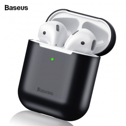 Baseus etui na słuchawki dla Airpods 1 2 futerał silikonowy do kapsułek Apple Air skrzynki pokrywa odporny na wstrząsy ochronna 