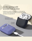 Baseus etui na słuchawki dla Airpods 1 2 futerał silikonowy do kapsułek Apple Air skrzynki pokrywa odporny na wstrząsy ochronna 