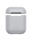 Baseus etui na słuchawki dla Airpods 1 2 futerał silikonowy do kapsułek Apple Air skrzynki pokrywa odporny na wstrząsy ochronna 