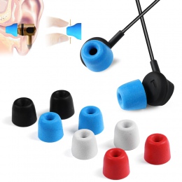 3 para/zestaw T200 Super komfort pianka słuchawki douszne ucho porady dla douszne słuchawki zwiększona muzyczne wysokiej jakości