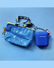 Luksusowa moda portmonetka portfel do przechowywania etui na słuchawki do Apple Airpods Bluetooth Earphoone torba pokrywa ochron