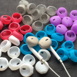 4 pary/8 sztuk pokrywa silikonowa słuchawki przypadku in-ear dla Apple iphone 7 6 6 S Plus 5 5S SE słuchawki douszne słuchawki k