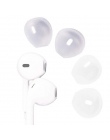 4 pary/8 sztuk pokrywa silikonowa słuchawki przypadku in-ear dla Apple iphone 7 6 6 S Plus 5 5S SE słuchawki douszne słuchawki k