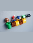 10 sztuk 3D Super Mario Bros. Magnesy na lodówkę lodówka naklejki naklejki śmieszne dziewczyny chłopcy dzieci dzieci Student zab