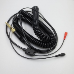 Adapter słuchawek wymiana wiosna cewki kabel do Sennheiser HD25 HD560 HD540 HD480 HD430 414 HD250 słuchawki słuchawki 1.20