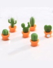 6 sztuk/zestaw Magnesy Na lodówkę śliczne kaktus soczyste roślin przycisk magnes kaktus lodówka wiadomość naklejka do wystroju M
