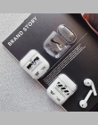 Luksusowe Street marki sportowe pokrywa dla Apple Airpods 1 2 jasne zestaw słuchawkowy bluetooth słuchawki przejrzyste twardy PC