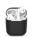 1 sztuk silikonowe Bluetooth bezprzewodowy etui na słuchawki dla AirPods TPU pokrywa ochronna skóry akcesoria dla Apple Airpods 