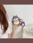 VOZRO Totoro bezprzewodowa Bluetooth etui na słuchawki do Apple Airpods silikon słuchawki przypadki dla Airpods2 pokrywa ochronn