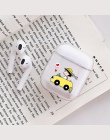 Cartoon Case dla Apple Airpod skrzynki pokrywa śliczne bezprzewodowe Bluetooth słuchawki Airpods do słuchawek twarde etui ochron