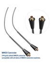 Tennmak uaktualnić posrebrzane kabel MMCX z mikrofonem i uniwersalny pilot do sterowania Tennmak PRO, SE215 SE315 SE425 SE535 UE