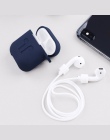 Hilton miękkie silikonowe słuchawki etui do Apple Airpods, odporna na wstrząsy obudowa słuchawki akcesoria Ultra cienkie poduszk