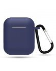 Miękki futerał silikonowy do Apple Airpods ładowania Box Case, odporna na wstrząsy słuchawki pokrywa ochronna dla Airpods akceso
