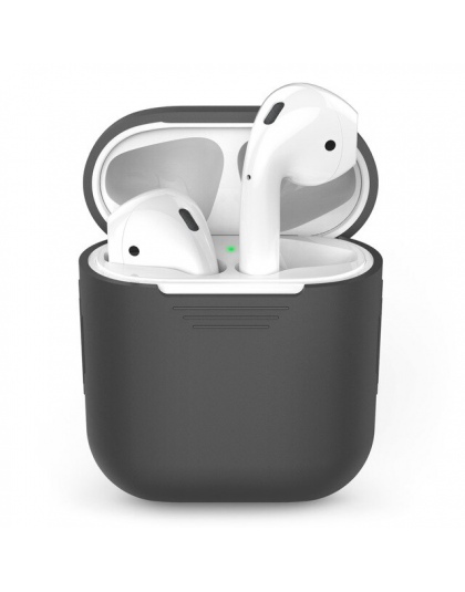 Miękkiego silikonu Bluetooth bezprzewodowy etui na słuchawki dla AirPods odporny na wstrząsy pokrywa ochronna skóry akcesoria dl