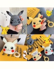 Poduszki powietrzne 2 Cartoon Pokemon śliczne śmieszne Pikachu słuchawki pokrywa dla Apple bezprzewodowy zestaw słuchawkowy blue