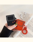Gra chłopiec klasyczna konsola do gier słuchawki etui na Apple bezprzewodowy zestaw słuchawkowy bluetooth słuchawki Airpods pokr