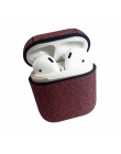 Dla Airpods futerał ochronny bezprzewodowy zestaw słuchawkowy bluetooth pudełko torba do ładowania ze skóry pokrywa Shell dla Ai