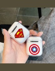 Bezprzewodowy zestaw słuchawkowy Bluetooth słuchawki Shell skóry dla Apple AirPods Case Cartoon przezroczysty twardy PC pokrywa 