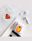 Bezprzewodowy zestaw słuchawkowy Bluetooth słuchawki Shell skóry dla Apple AirPods Case Cartoon przezroczysty twardy PC pokrywa 