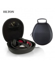 Hilton nowy przenośny EVA fibre Zipper słuchawki przypadku trudno torba do przechowywania podróży słuchawki douszne pudełko do p