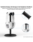 Stojak na słuchawki odpinany metalowe słuchawki uchwyt ze stopu aluminium stojak stabilny pulpit uchwyt z podkładka silikonowa d