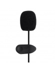 Przenośny zewnętrzny 3.5mm Jack Clip-on mikrofon przypinany typu lavalier dla telefonu zestaw głośnomówiący przewodowy mikrofon 