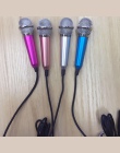 4 kolor mikrofon KTV Karaoke Mini mikrofon do telefonu komórkowego przenośny 3.5mm Stereo Studio Laptop komputer stacjonarny 5.5