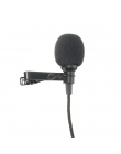 LEORY 2.5 m dookólna metalowy mikrofon 3.5mm Jack Lavalier krawat klip mikrofon Mini Audio Mic dla mowy Leture