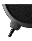 Profesjonalne MPF-6 6-Cal zacisk na mikrofon filtr pop dwuwarstwowa nagrywania straż sprayu podwójny siatkowy ekran Windscreen S