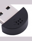 Super Mini USB 2.0 w/przenośny mikrofon Studio mowy mikrofon Adapter Audio, sterownik bezpłatny dla Laptop/Notebook/PC/ MSN/Skyp