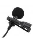 Clip-on Lavalier mikrofon 3.5mm Jack Mini przewodowy/a wielu kolor mikrofon kondensujący Mic yaka mikrofonu dla smartfonów lapto
