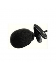 Uniwersalny przenośny Mini zestaw słuchawkowy z mikrofonem Lapel Lavalier klip 3.5mm mikrofon mowy nauczanie przewodnik konferen