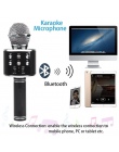 WS858 profesjonalny mikrofon bezprzewodowy pojemnościowy mikrofon karaoke bluetooth radio mikrofon mikrafon studio studio nagrań