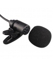 Mini mikrofon 3.5mm studio profesjonalny zestaw głośnomówiący lavalier clip-on mini lapel mic dla pc laptop notebook