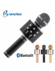 Bluetooth mikrofon WS858 ręczny bezprzewodowy mikrofon do karaoke telefon odtwarzacz MIC z głośników do odtwarzania muzyki zabaw
