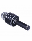 Bluetooth mikrofon WS858 ręczny bezprzewodowy mikrofon do karaoke telefon odtwarzacz MIC z głośników do odtwarzania muzyki zabaw