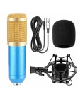 BM800 mikrofon do karaoke studio pojemnościowya mikrofon KTV BM 800 mic dla radia Braodcasting nagrywania śpiewu komputera bm-80