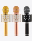 FGHGF mikrofon WS858 Bluetooth bezprzewodowy skraplacza magia mikrofon do karaoke telefon komórkowy odtwarzacz MIC z głośników d