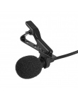 Andoer EY-510A Mini przenośny Clip-on Lapel mikrofon do iPhone'a iPad z systemem Android Smartphone DSLR kamery komputera PC Lap