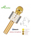 Roreta WS-858 bezprzewodowa Bluetooth mikrofon do karaoke przenośny KTV odtwarzacz mikrofonu Bluetooth z głośników do odtwarzani