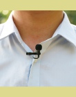 Ulanzi 1.5 m Lavalier Lapel mikrofon Clip-on dookólna mikrofon pojemnościowy dla iPhone Smartphone, wywiady, nagrywanie wideo
