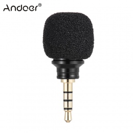 Andoer telefon komórkowy Smartphone przenośny Mini dookólna mikrofon do rejestrator dla iPad Apple iPhone5 6 s 6 Plus