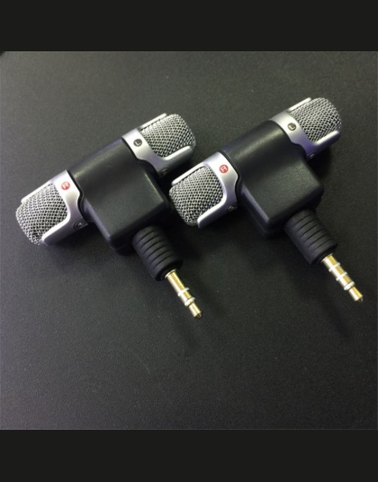 Mini 3.5mm Jack mikrofon Stereo mikrofon do nagrywania telefon komórkowy Studio mikrofon dla smartfona dla telefonu iPhone z sys