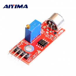 AIYIMA 1 Pc złącze mini jack 3 MM mikrofon o wysokiej czułości moduł czujnika mikrofon moduł wzmacniacza DIY dla mikrofon Smartp